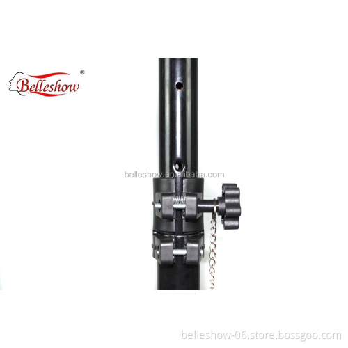 Hot sell wholesale cheap wig teaching head tripod synthetic wig head modle tripod haie head modle holder